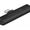 Delock USB 2.0 adapter [2x złącze żeńskie USB-C - 1x złącze męskie USB-C] 64114