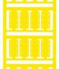PA cable maker, inscribable, (W x H) 24 x 9 mm, max. bundle Ø 40 mm, yellow, 1323450000
