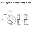 Dysza hotair okrągła podwójna regulowana 1325
