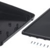 ABS enclosure, (L x W x H) 285 x 198 x 46 mm, black, IP65, 35110145.HMT1