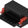 Socket, 6 pole, pitch 7.62 mm, straight, black, 2720520000