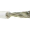 Kabel silikonowy SIF 180C 300/500V 1,5 ciepłoodporny LSOH biały linka TKD /100m/