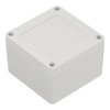 Obudowa hermetyczna ZP90.90.60JH, 90 × 90 × 60 mm, ABS, jasnoszara, Kradex