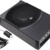 Subwoofer płaski Raveland FS8 Active 610, 600 W, 4 Ohm, 112dB, 150-500 Hz, czarny