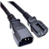 Akyga AK-UP-06 Current Cable [1x IEC C14 plug - 1x IEC C15 plug] 1.80 m Black
