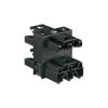WAGO 770-607 Mains Distributor 2+PE Pins Black 1 piece(s)