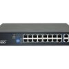 Switch PoE Desktop 18x port RJ45 (16x PoE+ 100Mb/s i 2x Uplink Gigabit Ethernet ) przełącznik niezarządzalny AVIZIO