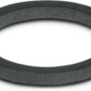 Flat seal, PG7, (W x H) 16 x 2 mm, NBR, black, for IP68, 3241166