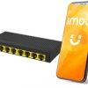 Switch Imou 8-portowy SG108C plastikowa obudowa