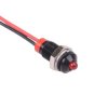 Q6P7BXXR06E Red Prominent 6mm 6VDC LED Panel Indicator IP67 APEM