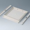 Base plate, with locking bars, ABS, white, B4146257