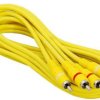 Przyłącze kabel 2xRCA CHINCH żółty (3m)
