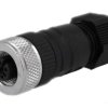 Kabel konfekcjonowany obustronnie złącza M12 męskie proste / M12 żeńskie prosty 4-PINowe PUR 11828