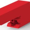 Insulating grommet for 4.75 mm, 2 pole, PA, UL 94V-0, red, 1-174712-7