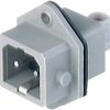 Hirschmann 930622106-1 Złącze męskie sieciowe STASEI złącze męskie do wbudowania pionowego Łączna ilość styków: 2 + PE 1