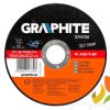 Tarcza tnąca do metalu 115x1.0x22.2mm 41 A60-T-BF INOX 57H730 GRAPHITE