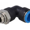 Złączka wtykowa gwintowana,kątowa 90 -0,95-6bar QS -10-80C 186348