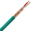 Kabel mikrofonowy zielony 2x0,23mm² OFC Twinax PVC MIC-100-GREEN /100m/