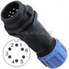 Złącze przemysłowe SP1311/P6-6 WT kabel ( 6P 4A)