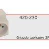 Gniazdo Serwisowe 2P+Z 230V Na Szynę Th35 420-230