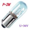 Żarówka 36V BA9S bagnetowa 2W 10x28mm