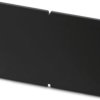 Side panel, PC, (W x H x D) 58 x 39.5 x 2 mm, black, for enclosure half shells, 2203359
