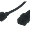 Przewód zasilający AC-US IEC C19 15A - POSAC-C19-15/US18 czarny 1.8m