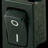 01801.2106-02 Rocker switch, 1-pin, OFF, black, I-O