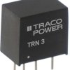 DC converter, 9-18 VDC, 3 W, 1 output, 5 VDC, 79 % efficiency, TRN 3-1211