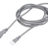 Kabel: 2X0,75Mm2, Iec C7 Żeński,Jis 8303 Wtyk, 1,8M Lt-819+537B Vctfk 2X0.75...