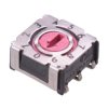 P36SMJ101 16 Way Surface Mount Rotary DIP Switch Red Actuator