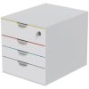 Durable 762627 VARICOLOR MIX Desk Drawer Box 4 Drawers Grey A4 C4