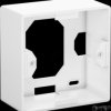 96502 Keystone surface mount housing, white