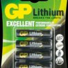 GP24LF-2U4 Lithium battery, AAA (Micro), 4pack