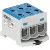Złączka szynowa 3-torowa Al/Cu 6-95mm2 490A 1500V na TH35 niebieski OTL95-3 MOREK