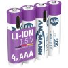 Ansmann 1311-0028 AAA Li-Ion Rechargeable Battery 500mAh 4 Pack With USB-C Cable