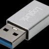AU0056 USB 3.0 adapter, A connector > C port, silver