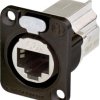 Modular adapter, RJ45 socket to RJ45 socket, straight, Cat 6A, NE8FDX-P6-B