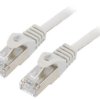Patch cord F/UTP, Cat 6, RJ45 wtyk z obu stron, linka, CCA, 2m, PVC, szary PP6-2M