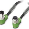 Przewód czujnik-siłownik ze złączem Złącze M12 liczba rdzeni 4 długość 600mm Rodzaj A Żeńskie Złącze B Złącze M12