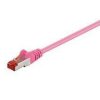 kabel LAN MicroConnect B-FTP6015PI, 1 szt., RJ45, 1.5 m, różowy
