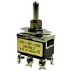 Przełącznik; dźwigniowy; T-23BS-M2; 3*2; (ON)-OFF-(ON); 2 tory; 3 pozycje; monostabilny; na panel; śrubowe; 15A; 250V AC; czarny