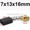 Szczotki węglowe 7x13x16mm; do elektronarzędzi