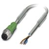 Przewód czujnik-siłownik ze złączem Złącze M12 liczba rdzeni 4 długość 3m Rodzaj A Męskie