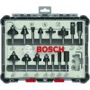 Bosch 2607017473 Milling Cutter Set 1/4 inch Shank 15-Piece Woodworkers' Ideal