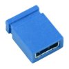 Closed Blue 2.54mm Mini Jumper Link