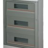 Rozdzielnica modułowa 3x18 natynkowa drzwi transp. seria 600 IP40 400x550x130 szara EC60054