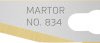 Zapasowe ostrze graficzne 834 MARTOR 834.65 100 szt. MARTOR 834.65 100 szt.