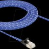 80385 RJ45 flat ribbon network cable Cat.6A U/FTP 3 m blue