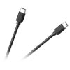 Kabel USB-C / USB-C 1m 3A czarny Cabletech KPO3947